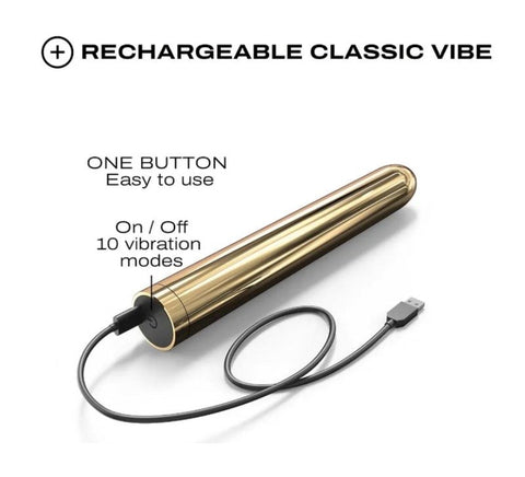 Golden Boy 2.0 Rechargeable Bullet Vibe by Marc Dorcel - Bullet Vibrators