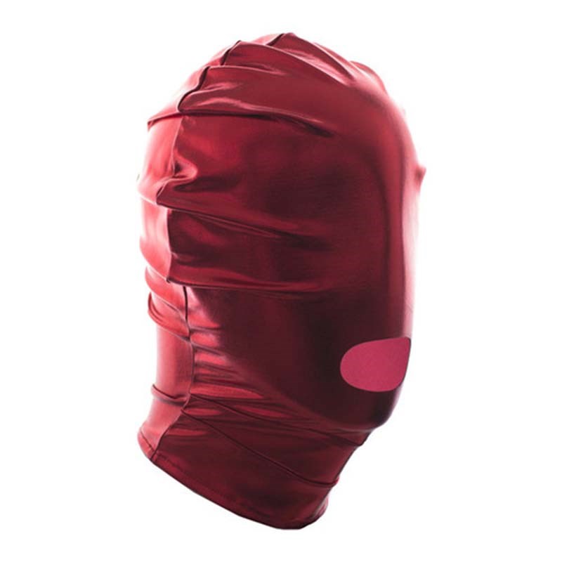 Double Layer Open Mouth Hood - - Bondage Hoods