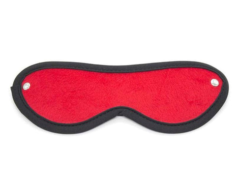 Downy Fetish Play Blindfold Black and Red by BDStyle - Fancy Dress Ups