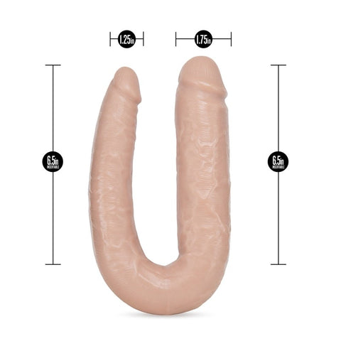 Dr. Skin Dr Double Vanilla Realistic Dildo - Realistic Dildos