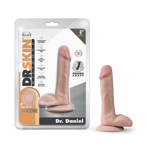 Dr. Skin Ultrasilk Suction Cup Dildo by Blush Novelties - Realistic Dildos