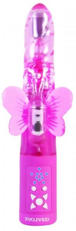 Dream Makers Menage a trois Butterfly Vibrator - - Rabbit Vibrators