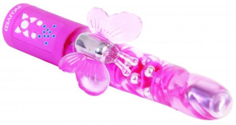 Dream Makers Menage a trois Butterfly Vibrator - - Rabbit Vibrators