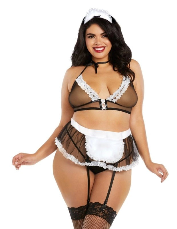 Dreamgirl Costume - Maid For You QS - - Fancy Dress Ups