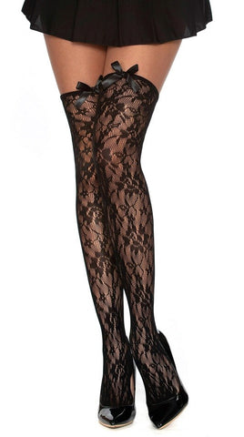 Opaque Fence-Net Pantyhose by Dream Girl Lingerie - Hosiery