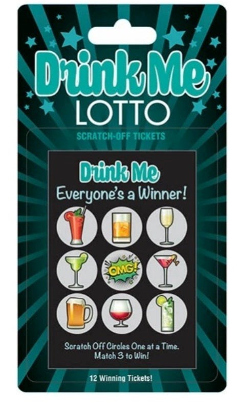 Drink Me Lotto Scratch-Off Tickets - - Sex Games, Coupons and Tricks