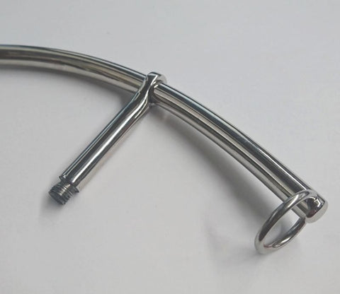 Dual Steel Vaginal Anal Hanger by Hell's Couture - Spreaders and Hangers