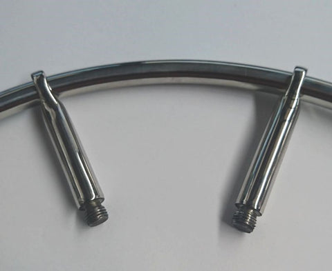 Dual Steel Vaginal Anal Hanger by Hell's Couture - Spreaders and Hangers