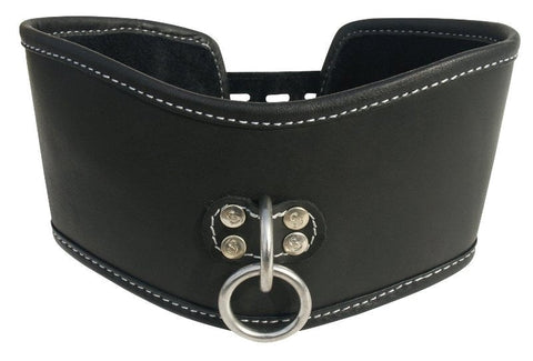 Edge Soft Leather Posture Collar by Sportsheets - Collars and Leads