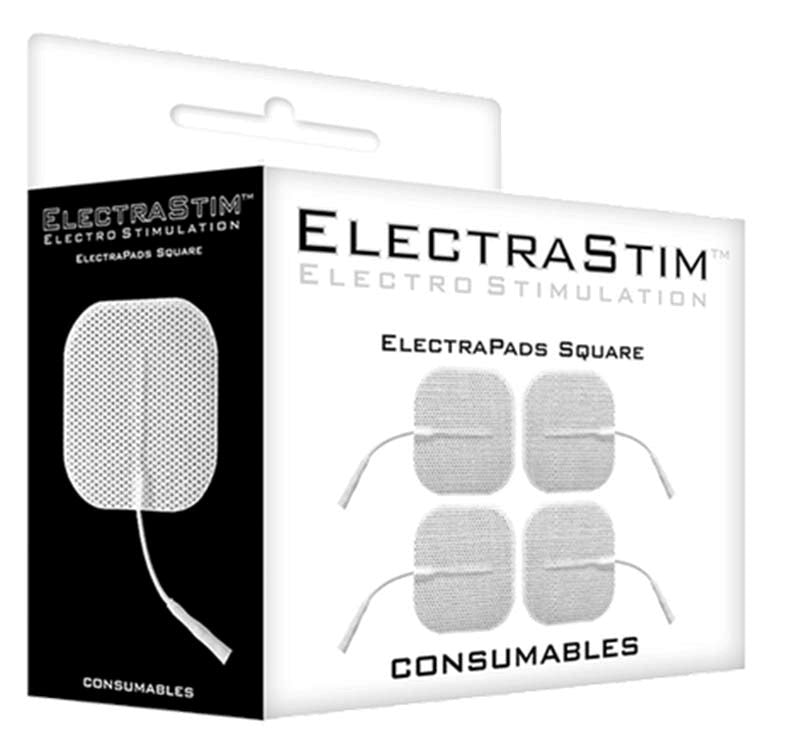 ElectraStim Electra Pads Square 4 pack - - Electro Sex