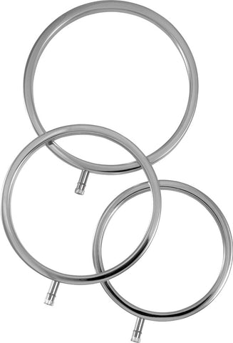 ElectraRings Metal Scrotal Rings by Electrastim - Electro Sex