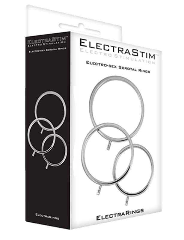 ElectraStim ElectraRings Metal Scrotal Rings - - Electro Sex