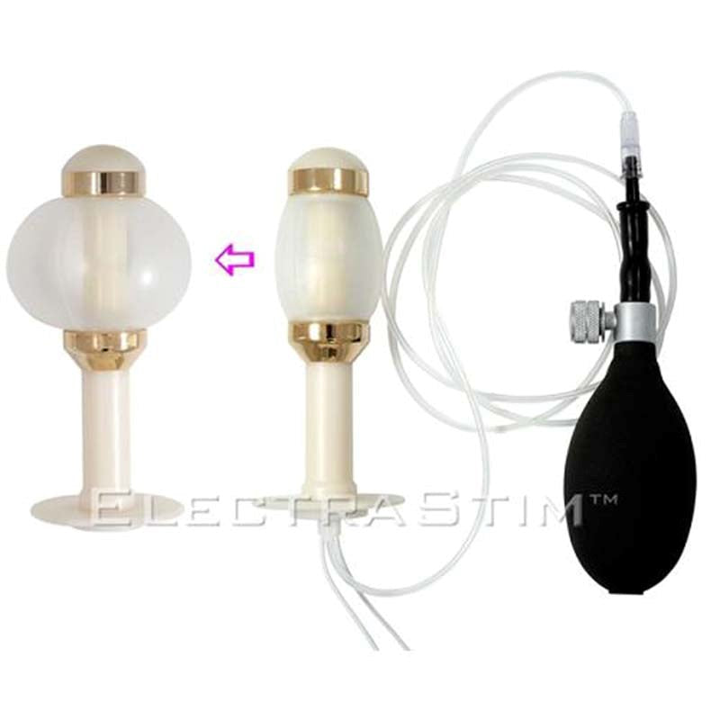 Electrastim Inflatable Radial Contact Dildo - - Electro Sex