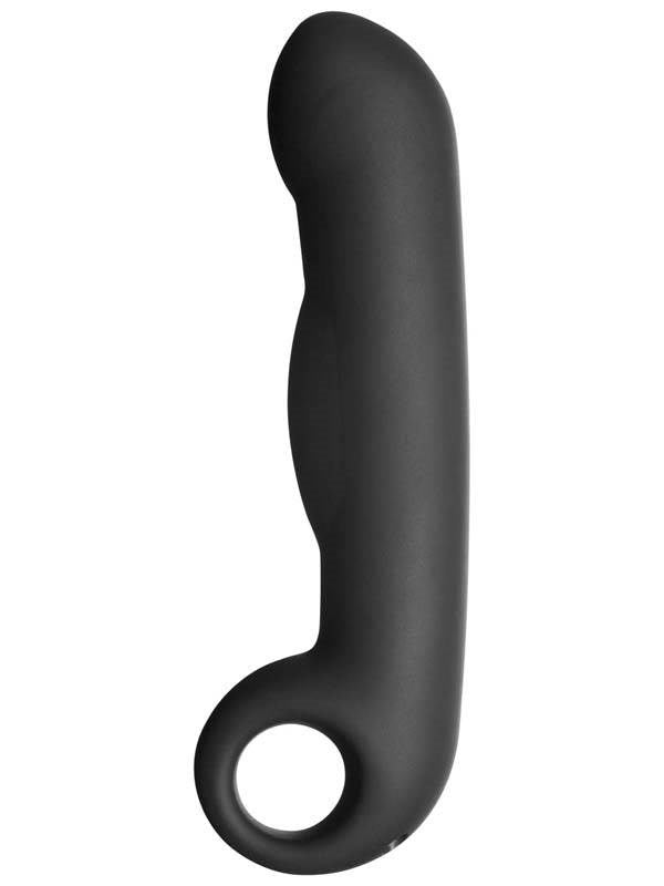 Electrastim Silicone Noir Ovid G-Spot Dildo - - Electro Sex