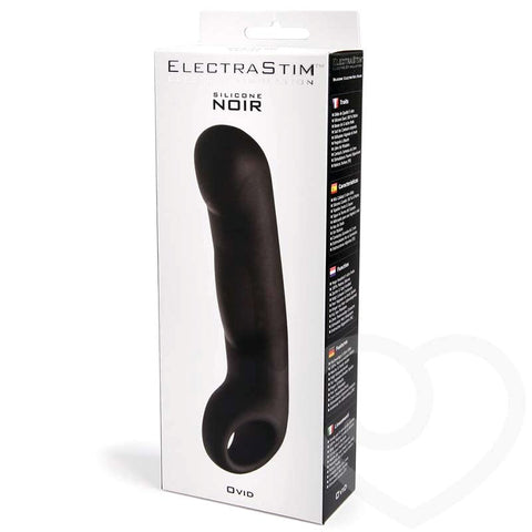 Silicone Noir Ovid G-Spot Dildo by Electrastim - Electro Sex