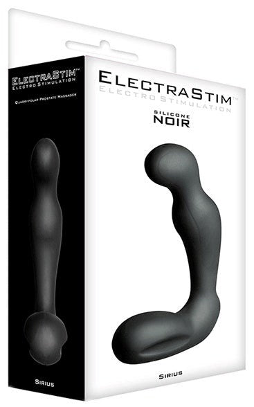 Electrastim Silicone Noir Sirius Electro Prostate Massager - - Electro Sex