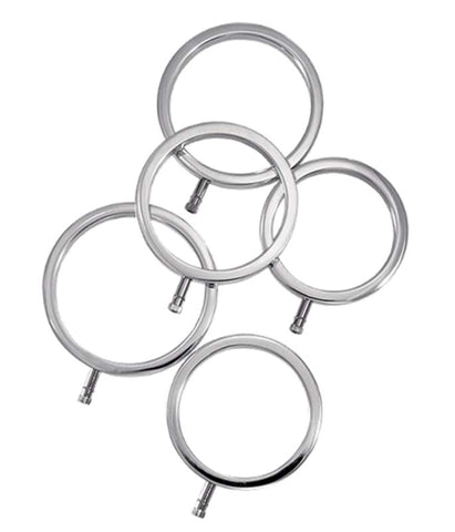 Solid Metal Rings Electro Sex Toy by Electrastim - Electro Sex