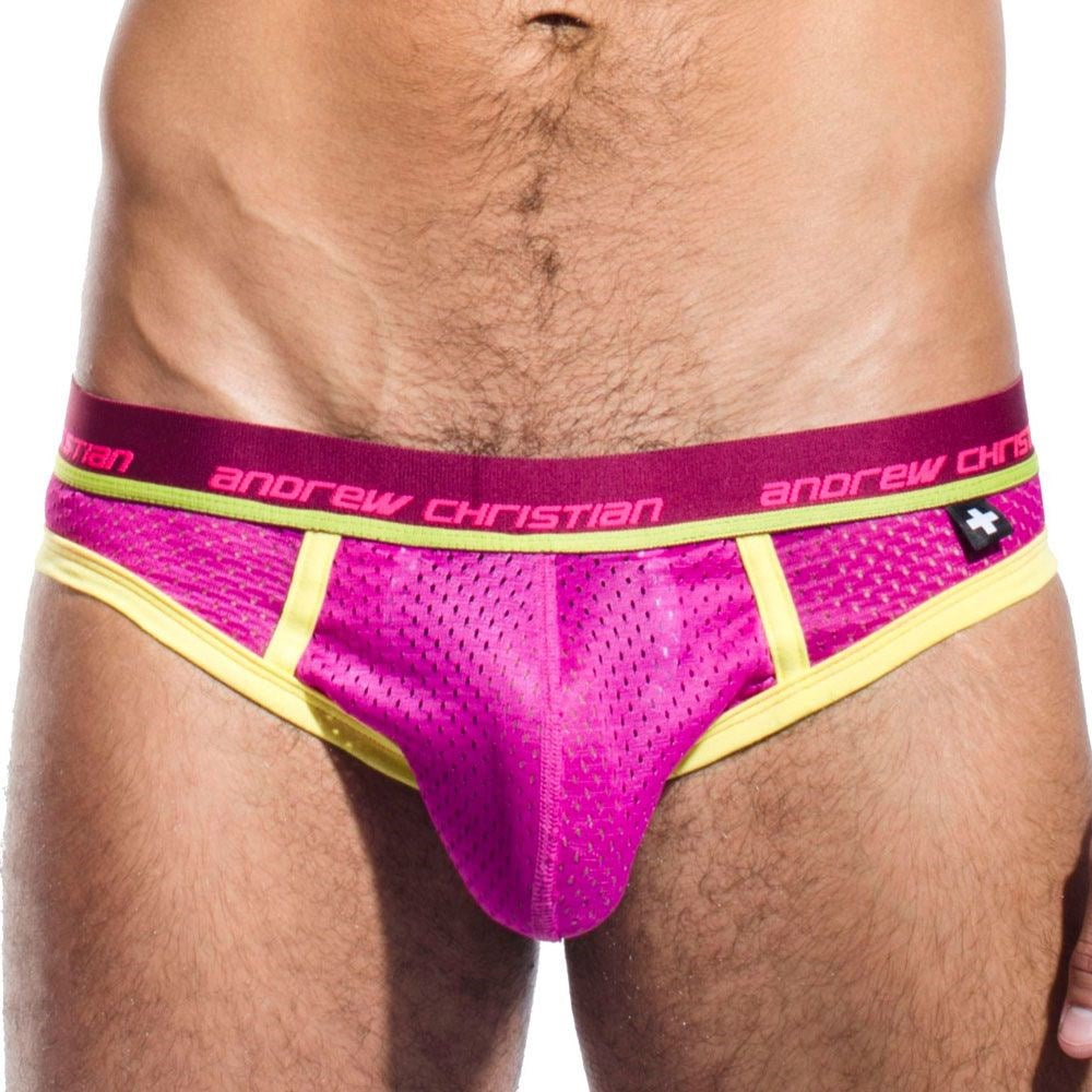 Electric Air Jock With Show-It Tech - Magenta - - Jocks and G-Strings