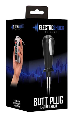 Anal Electroshock Butt Plug Stainless Steel by Shots Toys - Luxury Sex Toys