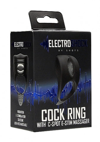 Electroshock Vibrating Cock Ring by Shots Toys - Electro Sex