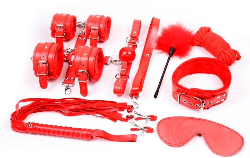 Elegance 11 Piece Bondage Kit - - Bondage Kits