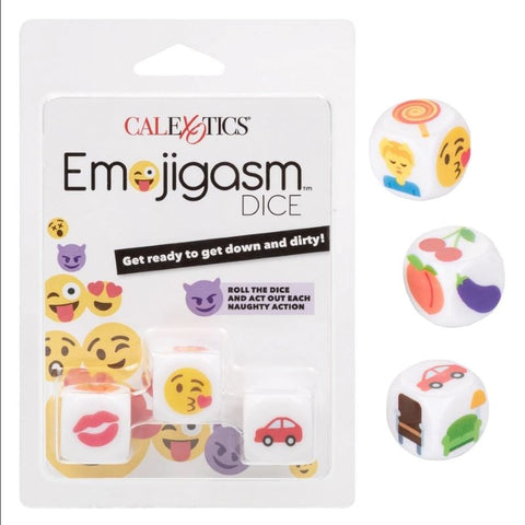 Emojigasm Adult Couples Dice Game by CalExotics - Sex Games, Coupons and Tricks