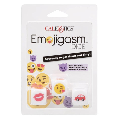 Emojigasm Adult Couples Dice Game by CalExotics - Sex Games, Coupons and Tricks