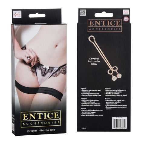 Crystal Intimate Clitoral Clip by California Exotics - Fancy Dress Ups