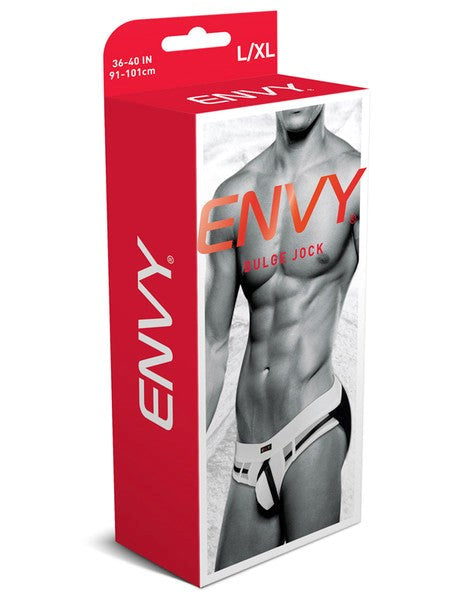 Envy Bulge Jock - White - - Mens Briefs And Boxers