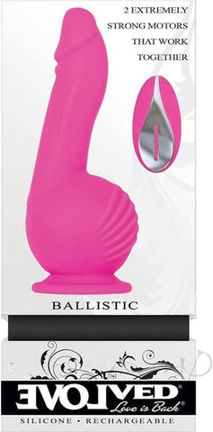 Evolved Ballistic Dong with Balls Motor & Remote - Realistic Dildos