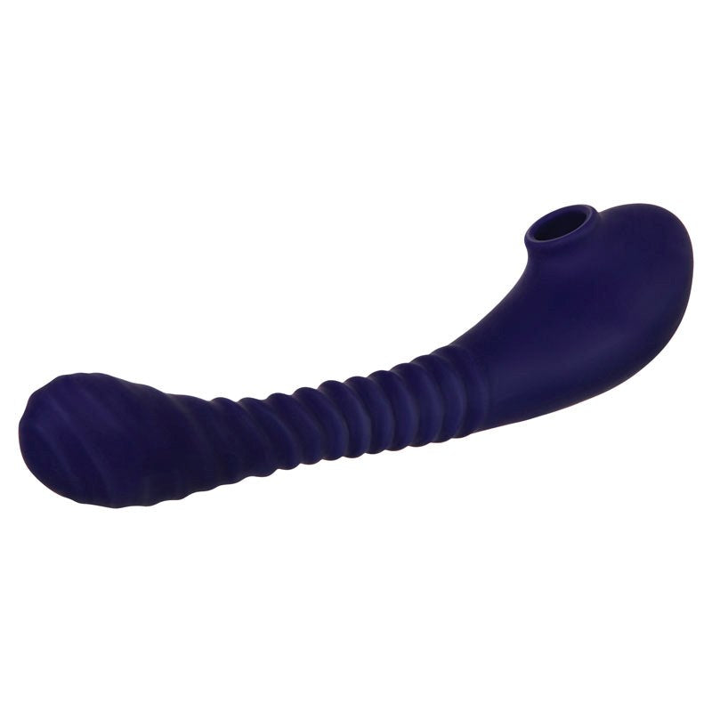 Evolved Bendable Sucker - Blue - - Clit Ticklers and Pulsators