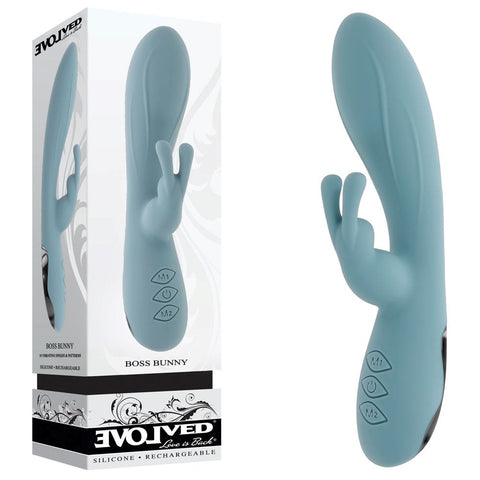 Evolved BOSS BUNNY USB Rechargeable Rabbit Vibrator - Rabbit Vibrators