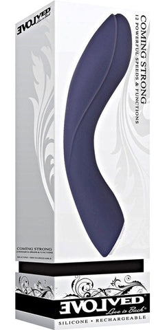 Evolved Coming Strong 7.5'' USB Rechargeable Vibrator - Luxury Sex Toys