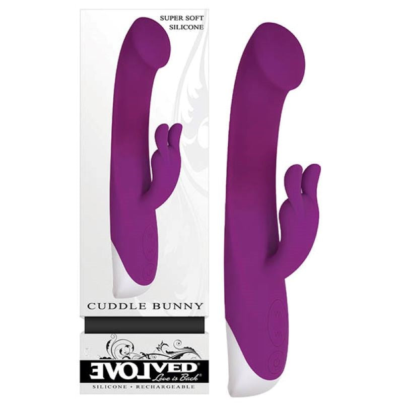 Evolved Cuddle Bunny - Purple - - Rabbit Vibrators