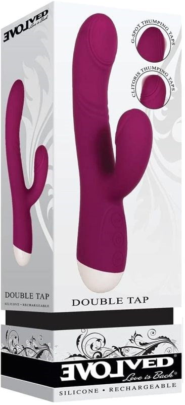 Evolved Double Tap - - Rabbit Vibrators