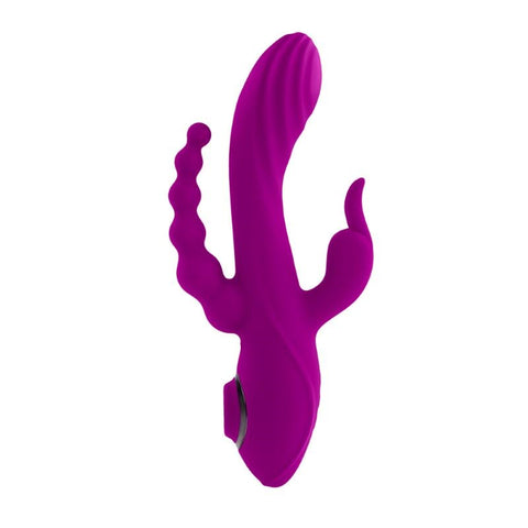 Fourgasm Vibrator Silicone Waterproof by Evolved - Rabbit Vibrators