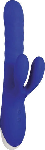 Grand Slam 10'' USB Rechargeable Thrusting Rabbit Vibrator - Rabbit Vibrators