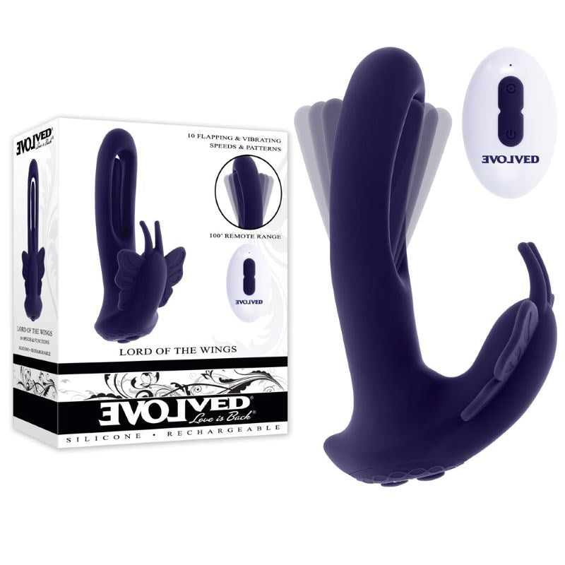 Evolved LORD OF THE WINGS Butterfly Vibrator - - Rabbit Vibrators