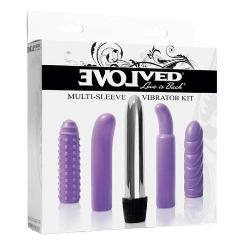 Multi Sleeve Vibrator Kit Textured by Evolved - Sex Kits