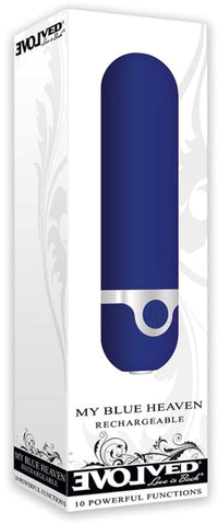 My Blue Heaven Rechargeable Bullet Vibe by Evolved - Bullet Vibrators