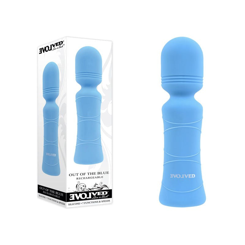 Evolved Out Of The Blue Mini Massager - - Body Wands