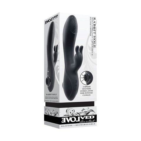 Evolved RABBIT HOLE USB Rechargeable Rabbit Vibrator - Rabbit Vibrators