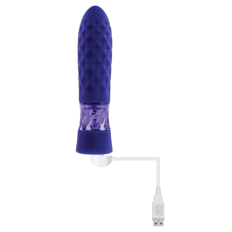 Evolved Raver Disco Mini Vibe - Blue - - Mini & Slim Vibrators