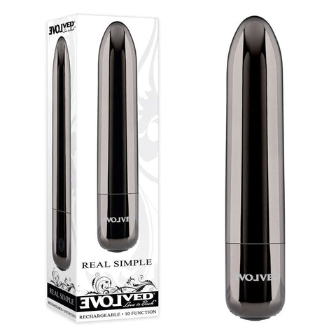 Evolved REAL SIMPLE USB Rechargeable Bullet - Bullet Vibrators