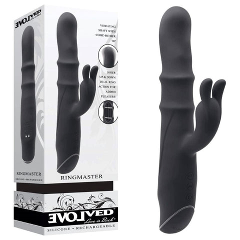 Evolved RINGMASTER USB Rechargeable Rabbit Vibrator - Rabbit Vibrators