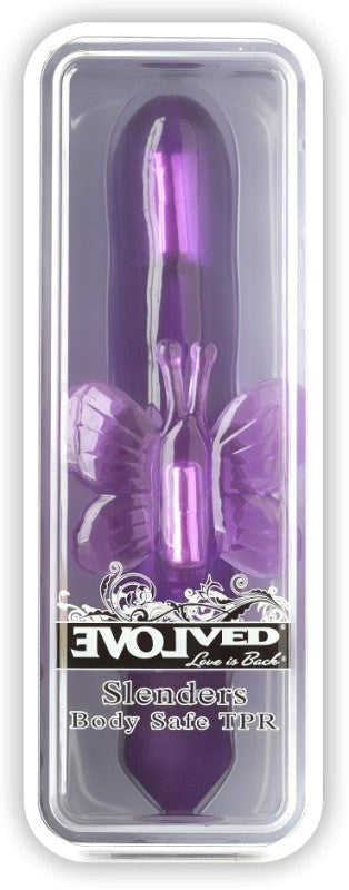 Evolved Slenders Flutter Jelly Vibrator - - G-Spot Vibrators