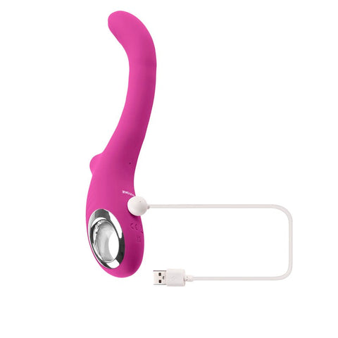 Strike A Pose Suction Vibrator Pink by Evolved - G-Spot Vibrators