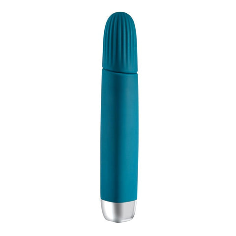 Super Slim Blue Vibrator Rechargeable by Evolved - Bullet Vibrators