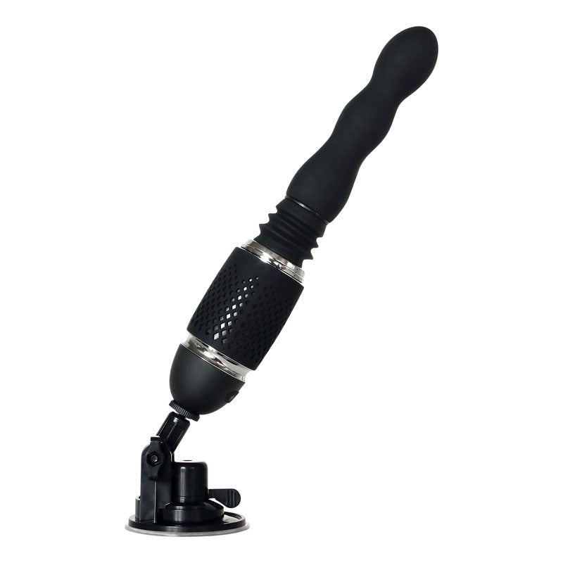 Evolved Thrust & Go Rechargeable Vibrator - Black - - G-Spot Vibrators