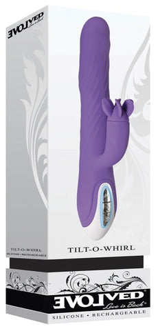 Tilt-O-Whirl Dual-Action Pleasure Enhancer by Evolved - Rabbit Vibrators